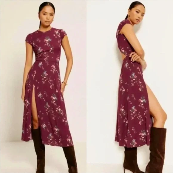 Reformation Gavin Midi Dress
